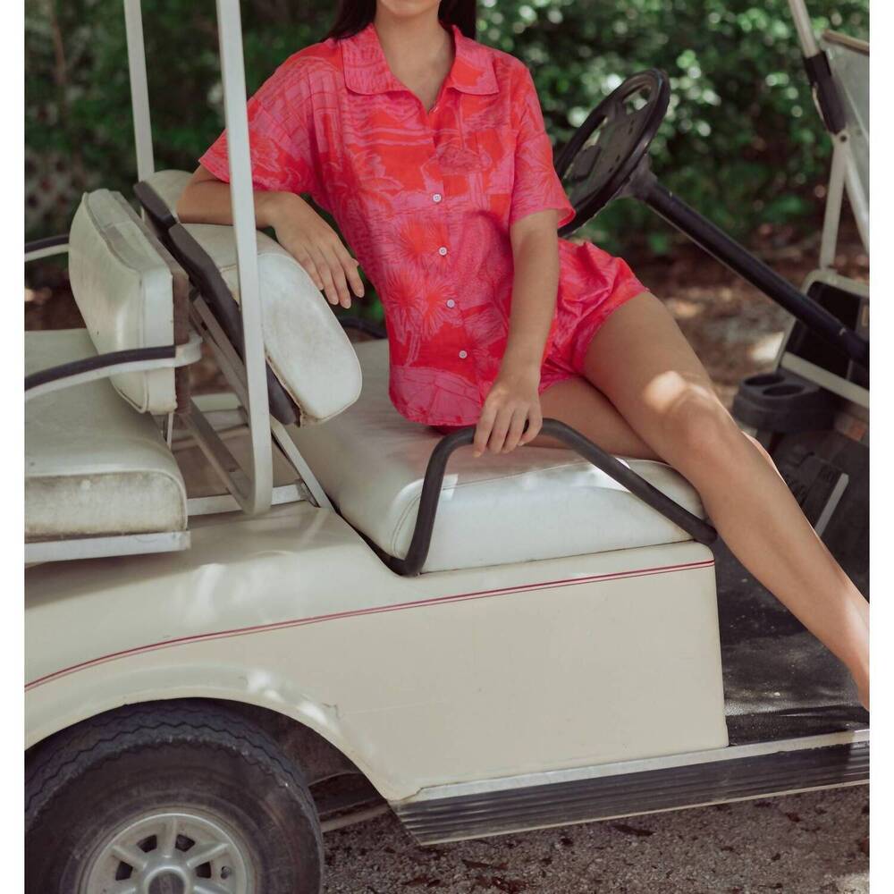 NEW KILO BRAVA short pj set in tropical toile